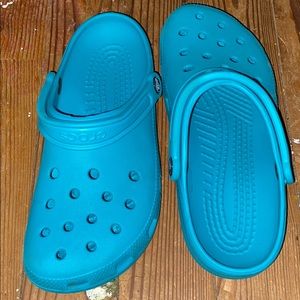 Blue crocs